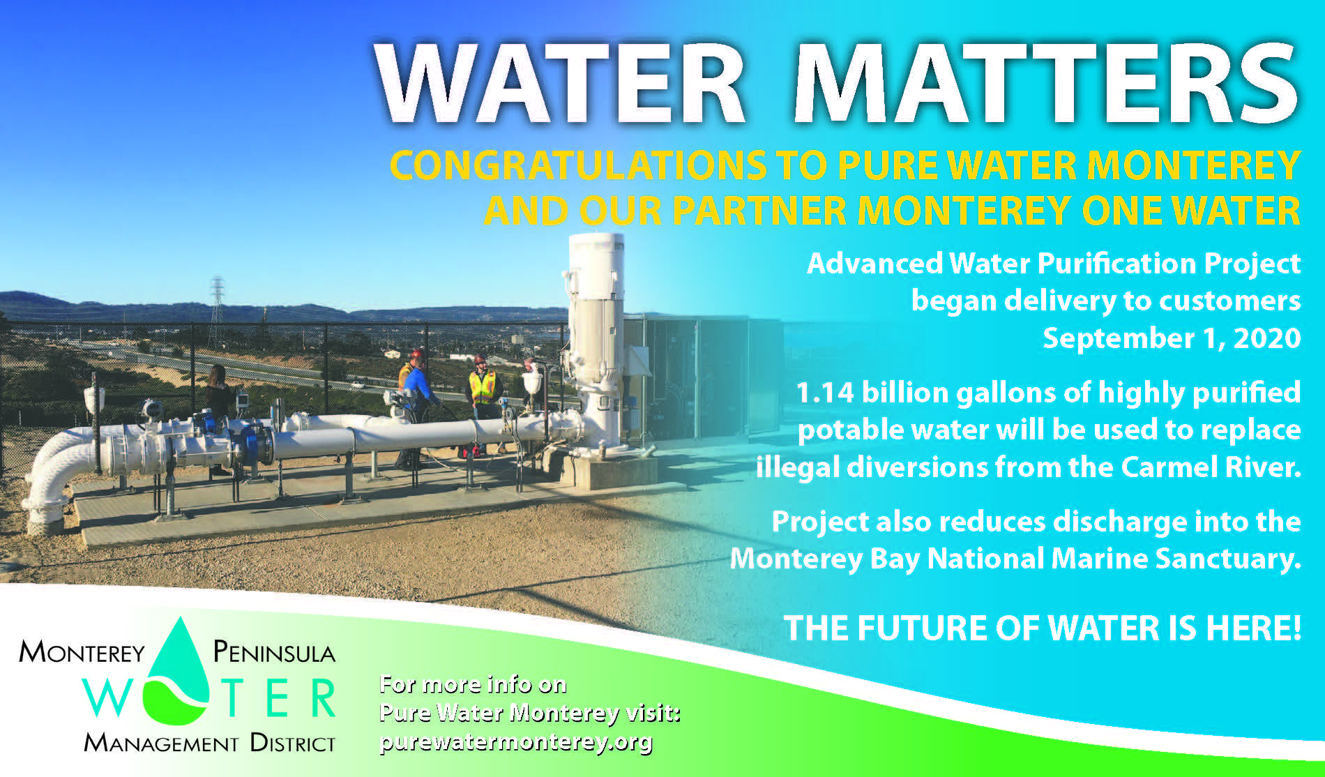 Congratulations Monterey Peninsula Water Management District