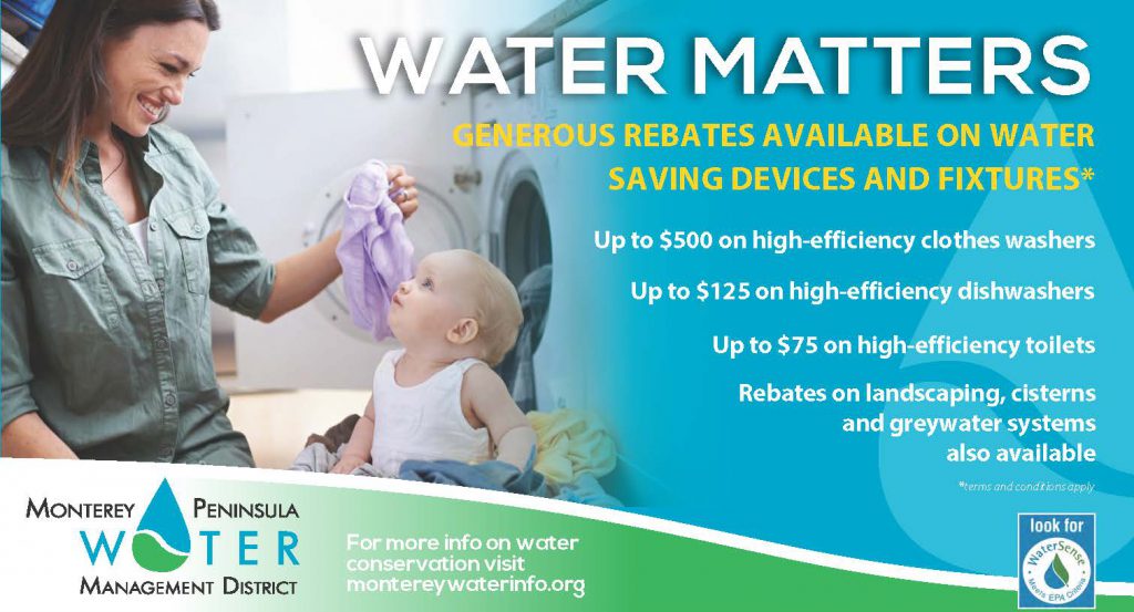 Save Money And Water Generous Rebates Available Now Monterey 