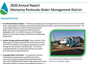 District Releases 2020 Annual Report